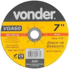 DISCO DE DESBASTE 180,0X6,4X22,23 VDA-60 VD