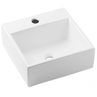 CUBA LOUÇA APOIO QUADRADA 35X35CM MESA BASIC Q6 BRANCO DE R$ 509,99 POR