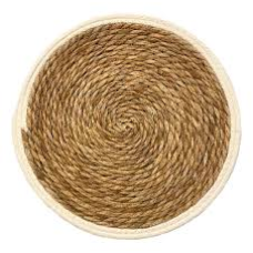 JOGO AMERICANO RUSTICO COLORS 38CM BRANCO - UNIDADE JOGO AMERICANO RUSTICO COLORS 38CM BRANCO - UNIDADE