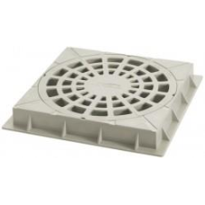 CONJUNTO PORTA GRELHA E GRELHA EM PVC DN 300