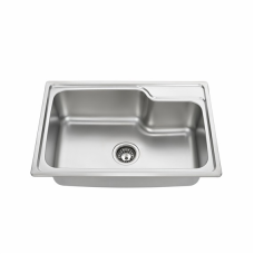 CUBA INOX RETANGULAR 68X45X22CM ACETINADA PREMIUM - 30520