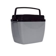 CAIXA TÉRMICA 26L CINZA C/ PRETO