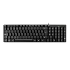 TECLADO C/ FIO CONEXÃO USB PRETO - TC193