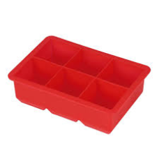 FORMA SILICONE GELO 06 CUBOS