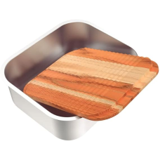 TANQUE INOX 304 EMBUTIR 40X34X17 COMPACT 20 LITROS ACETINADO C/ VÁLVULA