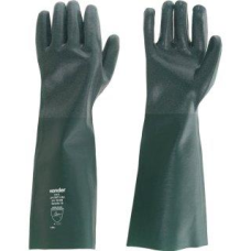 LUVAS DE PVC 35CM VERDE PALMA ÁSPERA