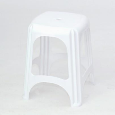 BANQUETA PLÁSTICA MONOBLOCO NITERÓI BRANCA