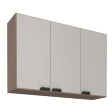 ARMÁRIO MDF AÉREO 1440MM FLAMINGO JEQUITIBÁ/NUDE 1,50M