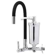 TORNEIRA FILTRO PAREDE COZINHA FLEXÍVEL CONE 2 JATOS PRETA DE R$ 369,99 POR
