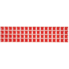 LISTELO RETANGULAR 8,5X35CM GLR1094 VERMELHO