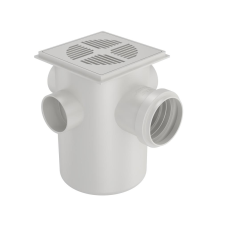 CAIXA SIFONADA PVC GRELHA PVC BRANCA 100X150X50MM