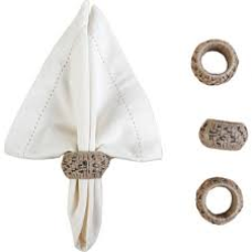 KIT COM 4 PORTA GUARDANAPOS NATURE ÚNICO