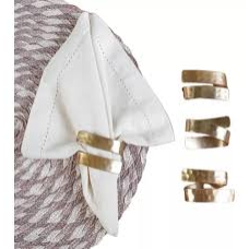 KIT COM 4 PORTA GUARDANAPOS LUXUS ÚNICO