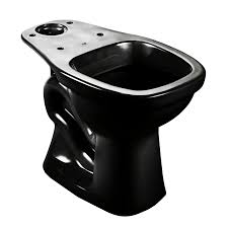 BACIA P/ CAIXA ACOPLADA MARIANA PRETA