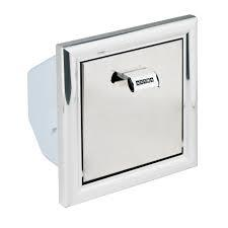 PAPELEIRA PLÁSTICA C/ PERFIL ALUMÍNIO 16X13X17CM - LB2