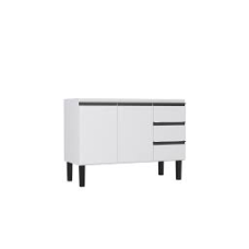 BALCÃO 1169MM AÇO P/ PIA 1,20M NETUNO BRANCO