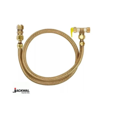 KIT INSTALAÇÃO COOKTOP GLP/GN C/ VÁLVULA BLOQUEIO E APERTO RÁPIDO 1,20M