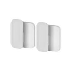 CONJUNTO GANCHOS DE PAREDE ELEVE BRANCO FECHADO