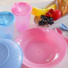 KIT ALIMENTAÇÃO 5 PEÇAS MELAMINA SORTIDO