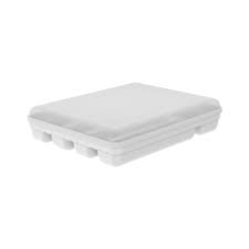 ORGANIZADOR TALHERES LOGIC COM TAMPA BRANCO FECHADO