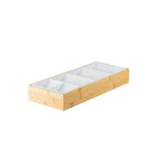ORGANIZADOR DE TALHERES COMPACTO KEEP BAMBU