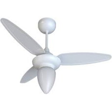 VENTILADOR DE TETO WIND BR 3P INJ BRAN C/R INVERTER BIVOLT