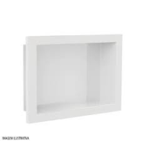 NICHO BANHEIRO PVC 30X40CM BRANCO