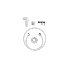 DUCHA HIGIÊNICA POP ENGATE PVC E REGISTRO CROMADO 7554