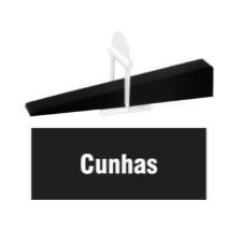 CUNHA P/ NIVELADOR DE PISO C/ 50 PEÇAS T.L.