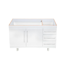 BALCÃO P/ FOGÃO PIA 1,20M EVOLUTION BR/BRANCO PORTA ESQUERDA GAVETA DIREITA F.L.