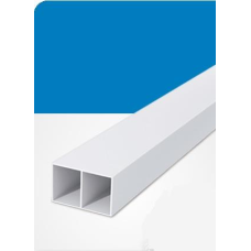 PERFIL TUBULAR PLASTILON P/ FORRO PVC 20X30MM C/ 6 METROS