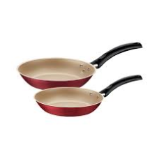 FRIGIDEIRA ALUMÍNIO JOGO C/ 2 PEÇAS TURIM VERMELHA