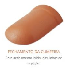 CUMEEIRA PRECONVC COLONIAL/PLANA FECHAMENTO COR CERÂMICA