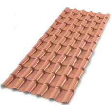 TELHA PRECONVC PLANA COR CERÂMICA 2,42M X 0,88M
