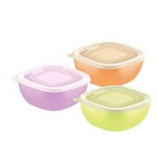 POTE 600ML MIXCOLOR COLORIDO - POTE E TAMPA DE POLIPROPILENO
