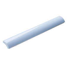 CANALETA CERÂMICA 2,5X20CM EXTERNA AZUL LAGUNA