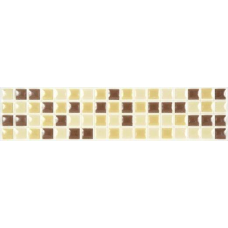 LISTELO RETANGULAR 8,5X35CM GLR1090 BEGE ESCURO/CLARO E MARROM