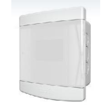 QUADRO DISTRIBUIÇÃO EMBUTIR  6/8 DISJUNTORES PORTA BRANCA S/BARRAMENTO