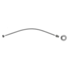 ENGATE FLEXÍVEL MALHA DE AÇO 60 CM CROMADO