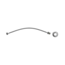 ENGATE FLEXÍVEL MALHA DE AÇO 50 CM CROMADO