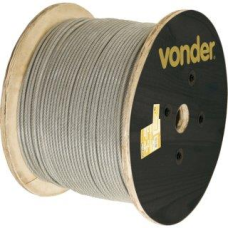 CABO DE AÇO PLASTIFICADO AF 2,4 3/32 X 1/8 6X7