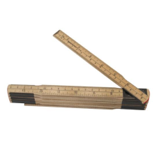 ESCALA MÉTRICA DE MADEIRA COM 2 METROS