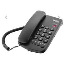 TELEFONE C/ FIO DE MESA TCF 2000 PRETO