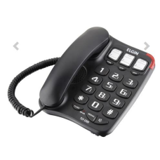 TELEFONE C/ FIO TCF 2300 COR PRETA