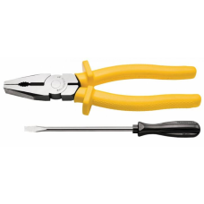 ALICATE E CHAVE DE FENDA 1/8X3 - JOGO