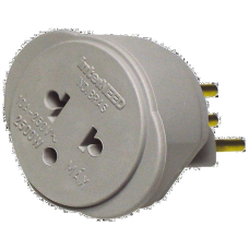 ADAPTADOR PINO UNIVERSAL 10A/250V 2P+T CINZA - REF. 44789
