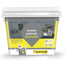 CIMENTO QUEIMADO PAREDE CINZA 4,5KG T.L.