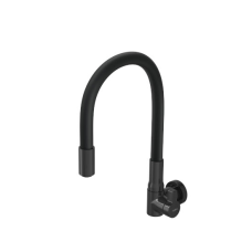 TORNEIRA COZINHA PAREDE 1168 HYDRAMOTION PRETA+PRETA DE R$ 209,99 POR