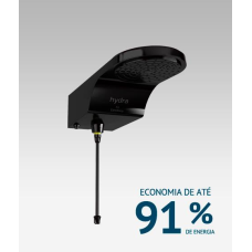 CHUVEIRO ELÉTRICO DUCHA ELETRÔNICA FIT 5500W 127V PRETO DE R$ 214,99 POR