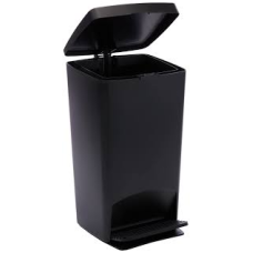 LIXEIRA SMART C/ PEDAL 25 LITROS PRETA DE R$ 199,99 POR